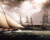 詹姆斯 E 巴特斯沃思 : Chapman Dock and Old Brooklyn Navy Yard, East River, New York